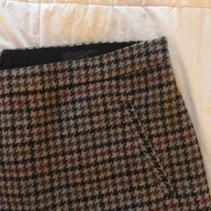 J crew plaid skirt